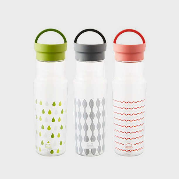 Bình Nước Nhựa Tritan Handle 500ml - 3 Màu (Xanh Lá, Xám, Hồng) - LocknLock - ABF692